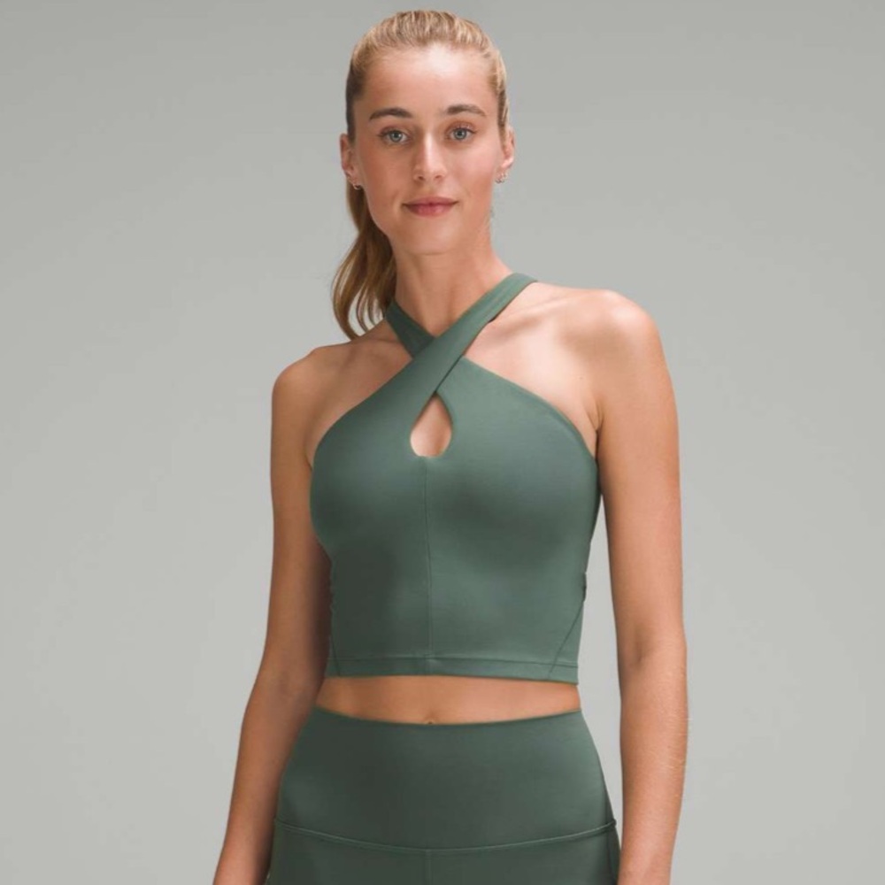 Lululemon Align Keyhole Tank Dark Forest Size 6 Like new